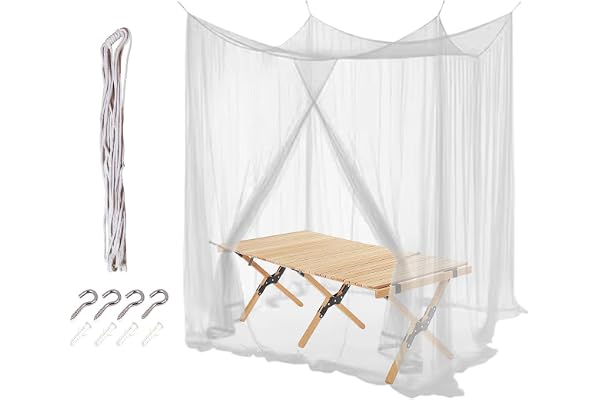 Sommarmyggnät För Säng,Genomskinlig skyddsbarriär mot flugor - Portabelt Campingmyggnät - för vuxna, par, familjer och resenärer, samt tält, sovrum, sovsalar, backpacking, uteplatser och