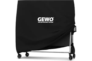 ‎GEWO GEWO Robuste Universal Abdeckung für Tischtennisplatte Outdoor 600D Oxford Gewebe, Tischtennis Hülle, Abdeckplane Tischtennistisch Outdoor, Wetterfest UV-beständig