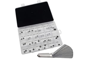 TARAZON 7.48mm Motorcycle Valve Shim Kit for YAMAHA YZ250F WR250F 01-13/R1 98-04/R6 99-05/WR250 R X 08-18/1.20mm-3.50mm/0.05mm increments/each size 1 piece,1 set Feeler Gauge