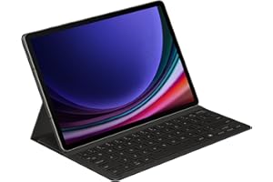 Samsung Book Cover Keyboard Slim Custodia per tablet con tastiera per Galaxy Tab S9 | S9 FE | S10 FE, Nero