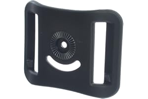 Orpaz El adaptador de la funda de cinturón de defensa se fija a todas las fundas y bolsas de hasta 5 cm de ancho.