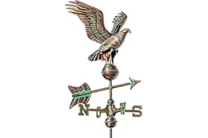 LINNEBORN METALLWAREN GMBH Mittelgroße Wetterfahne 431 – Adler aus Kupfer