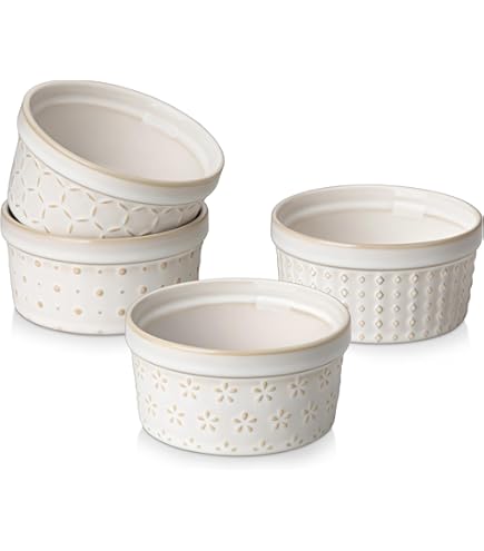 Utopia Titan Ramekin In Porcellana Super Vetrificata - 7,6 Cm, Confezione Da 6 - Adatto A Microonde E Lavastoviglie