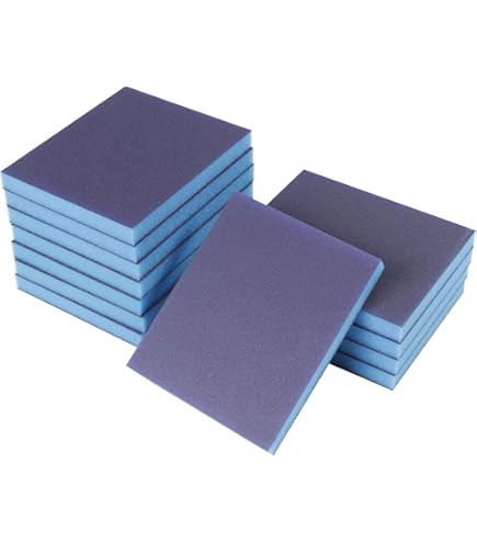 Draper Mini Sanding Block | Shaped Handy Tool | Wall Sander | Wood, Grit And Plaster Shaping Tools | 120G Silicon Carbide Abrasive Paper | 17163