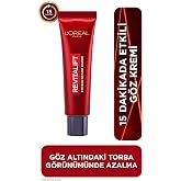 L'OREAL PARIS Revitalift Lazer Eyebag Instant Eraser G&ouml;z Altı Torba G&ouml;r&uuml;n&uuml;m&uuml;ne Karşı Etkili G&ouml;z Kremi 15ml