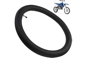 Hominas Tubo Interior de Motocicleta 2.50-17 Cámara de Aire de Neumático Intercambiable con Vástago de Válvula Recta Conducción Segura para Motocicletas de 110cc, 125cc y 140cc