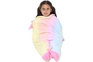 A2Z 4 Kids Blanket Unicorn Soft Fleece Blankets Super Soft and Comfy All Seasons Sleeping Bag Sofa Living Room Quilt One Size