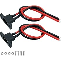 VUNIVERSUM XT90E-F - 4 connettori femminili montabili a 2 pin, per RC modello, multicopter, aereo, auto, barca, drone (XT90E-F