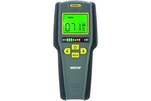 General Tools Moisture Meter, Pinless, Digital LCD with Tricolor Bar Graph (MMD7NP)
