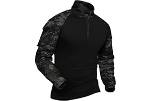 ‎XKTTAC XKTTAC Combat Shirt Tactical mit 2-4 Taschen Herren Militär Ausrüstung Security Outdoor Polizei Hemd Bundeswehr Paintball Airsoft