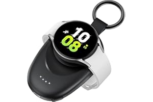 LVFAN Tragbares Ladegerät für Samsung Watch, 1400mAh schnelles Aufladen Galaxy Watch-Ladegerät, kabellose magnetische Powerbank Reiseladegerät für Galaxy Watch 7/Ultra/6/6 Classic/5 Pro/5/4/3