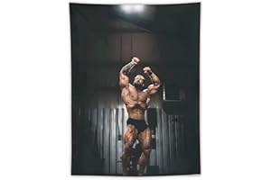 ATAAY Splendida immagine 100x150 cm Chris Bumstead Poster Bodybuilder Poster Decorazioni per la casa Arazzo Immagine Stampa Decorazioni per la camera da letto Pittura Arazzi Camera Estetica
