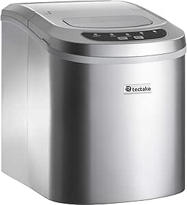 TecTake Eisw&uuml;rfelmaschine Silber