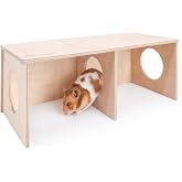 Niteangel Hamster Secret Peep Shed 2 Odalı Saklanma ve T&uuml;nel Keşif Oyuncakları (B&uuml;y&uuml;k - Suriye Hamster i&ccedil;in)
