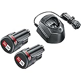 Bosch Home and Garden Akku Starter Set (2 Akku,12 Volt System, im Karton)