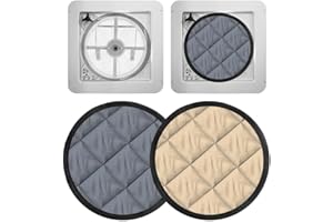 Tumundo ISOCAMP® Tappetino Termico Magnetico per Cappa da Tetto Maxxfan Deluxe Isolamento per finestre Isolante termoprotettivo Tende oscuranti, Colore:Grigio/Argento