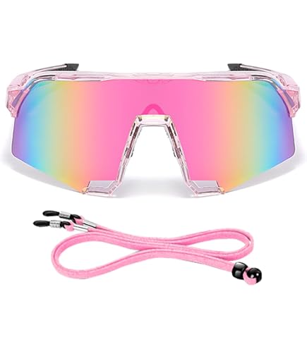 Lunettes De Sport BECILES Anti-UV - Pour Cyclisme, Course, Randonnée