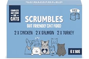 Scrumbles Wet Cat Pate Classic Selection 6 x 80g