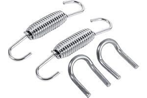 KEENSO Ressort de tuyau d'échappement moto, 2 ressorts rotatifs force supérieure en acier inoxydable, ressort
