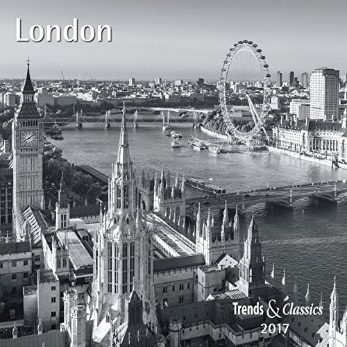 London 2017 - Broschürenkalender - Wandkalender - mit herausnehmbarem Poster - Format 30 x 30 cm