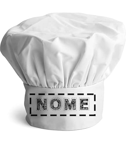 Cappello Cuoco Alto In Cotone - Regolabile, Per BBQ E Cucina, Taglia Unica, Nero 30x23 Cm - Foto 5