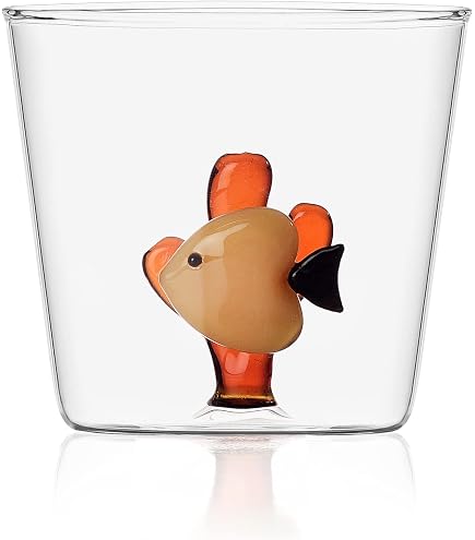 Ichendorf Milano Brocca Cavalluccio Marino – Vetro Borosilicato, Fatto A Mano, 150 Cl – Collezione Marine Garden, Design Alessandra Baldereschi