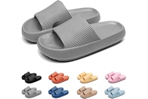 Geweo Męskie Damskie Buty Basenowe Letnie Antypoślizgowe Kapcie Pod Prysznic Szybkoschnące Sandały Prysznicowe Na Platformie Wewnątrz i Na Zewnątrz Cloud Pillow Slippers