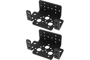 Create idea 2 Pièces Support de Montage de Servo en Aluminium pour Servos Standard 40 X 45 X 20 Mm