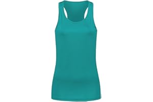 Niscioma Canotta da Donna con Spalline, Canottiera Top Sportivo Femminile per Palestra, Corsa, Yoga - Comodo, Traspirante, Elegante - Smanicata - Senza Maniche - Vari Colori e Taglie