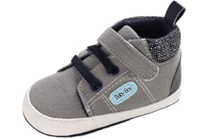 MASOCIO Chaussure Bébé Garçon Premier Pas Baskets Plat Semelle Souple Antiderapant