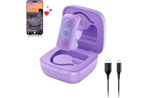 NTHREEAUTO TikTok Remote Scrolling Ring, Bluetooth Remote Control Page Turner for iOS iPad Android, Finger Scroller Remote for Tik Tok Camera Video Shutter Remote Selfie Button -Purple