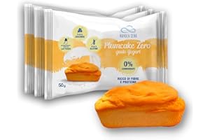 NUVOLAZERO Nuvola Zero - Plumcake Zero allo Yogurt Senza Carboidrati, Merendine Senza Lattosio, Senza Zuccheri, Senza Glutine, Ricco di Fibre, Confezione 3pz, Made in Italy