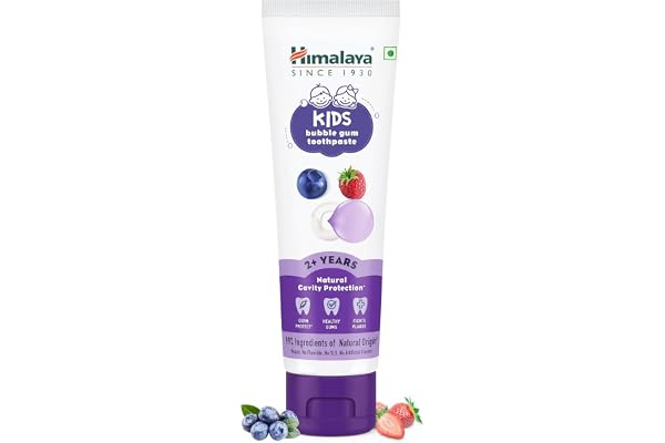 Himalaya Kids Multi Action Bubble Gum 80G 2 To 12 Years Fruity Flavours