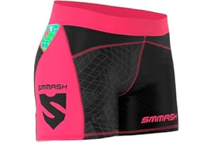 SMMASH Go Candy Black Leggins Cortos Deportivos para Mujer Pantalones Cortos Mujer, Yoga, Fitness, Crossfit, Correr, Material Transpirable y Antibacteriano