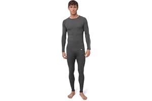 DANISH ENDURANCE Bielizna Termoaktywna Merino, Długie Kalesony Męskie, Wełna Merino, Zestaw Termoaktywny, Odzież Termiczna na Zimę