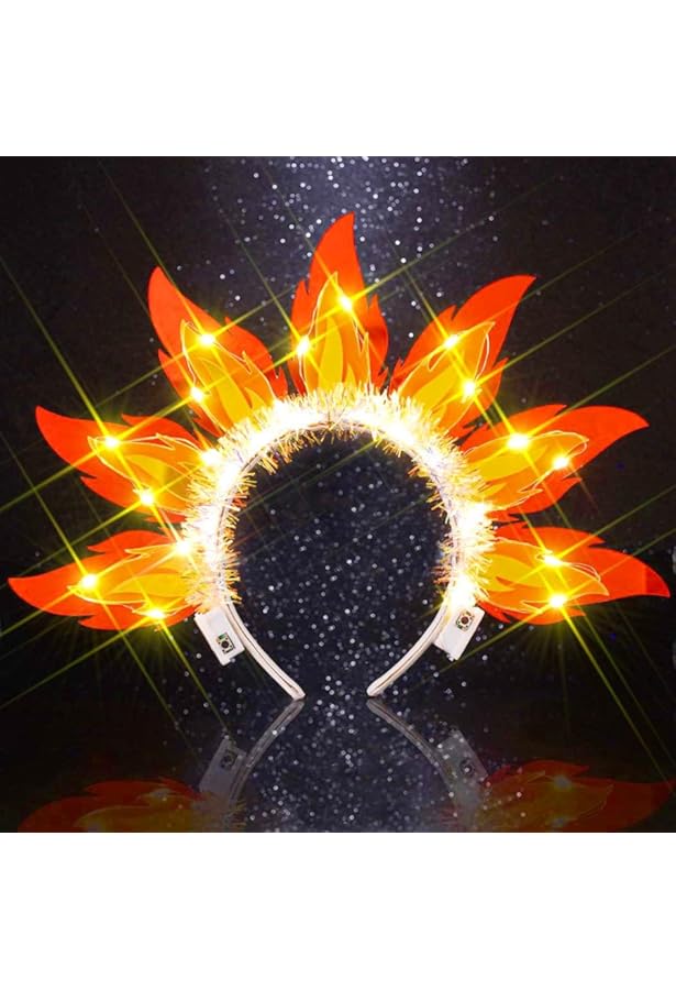 Serre-tête Lumineux à LED Avec Oreilles De Chat En Fausse Fourrure Pour