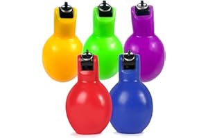 Dingfeiyu 5Pcs Silbato de Mano para Entrenamiento y enseñanza Deportiva, 12 x 6.5 cm, Silbato higiénico para Supervivencia Emergencia, Deportes Futbol, Árbitros