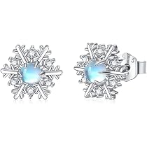 Lot De 2 Colliers Flocon De Neige Acier Inoxydable - Pendentif Minimaliste Unisexe, Chaîne 50 Cm, Or Et Argent
