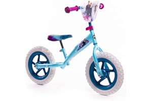 Huffy Disney Frozen Balance Bike 12 inch, Bambina, Blu, Bianco, 30,5 cm
