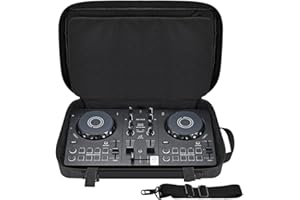 TheJuns Custodia per Controller DJ per Pioneer DDJ-200/DDJ-WeGO4, per AlphaTheta DDJ-FLX 2, per Controller DJ Hercules Inpulse 200/200 MK2 Copertura da Viaggio Portatile con Tracolla