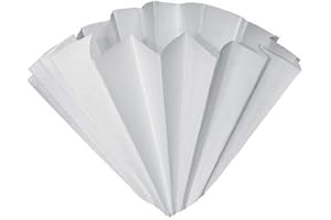 La zappa 50 filtros de papel desechables de 40 cm de diámetro para licor, vino y vinagre