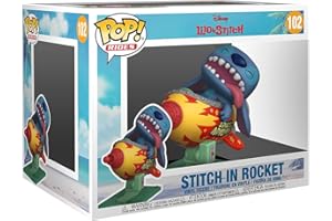 Funko Pop! Rides Super Deluxe: Disney Stitch Rocket - Disney: Lilo & Stitch - Collectable Vinyl Figure - Gift Idea - Official Merchandise - Toys for Kids & Adults - Movies Fans