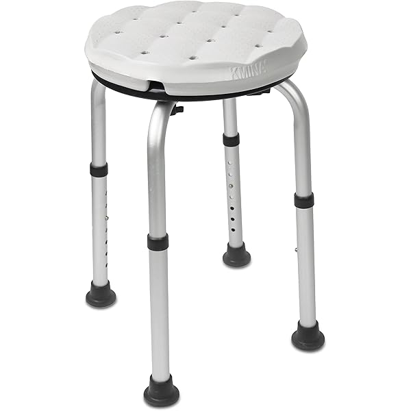 Sgabello Da Doccia Regolabile Per Anziani Con Cuscino - Sedia Da Bagno Sicura E Comoda