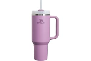 STANLEY Quencher H2.0 Flowstate Tumbler 1.2L - Cold for 11 Hours - Iced for 48 Hours - Metal Water Bottle with Straw, Handle and Lid - Dishwasher Safe - Travel Mug for Cold Drinks - Lilac