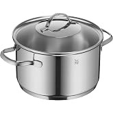 WMF Provence Plus &ndash; High Stockpot with Lid &Oslash; 20 cm, 3.5 L Stainless Steel Uncoated with Induction Base