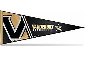 Rico Industries NCAA Vanderbilt Commodores Primary 12" x 30" Felt Wall Décor Pennant - Great for Home/Bed Room/Man Cave Décor