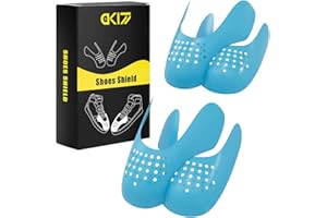 DK177 2 Paia Scudi per Scarpe, Anti Rughe Protezione per Scudi Toe, Protezione per Scudi Delle Sneaker Contro le Pieghe Delle Scarpe, Evitare Scarpe Sneaker Piega Rientranza, Donna, UE 35-40