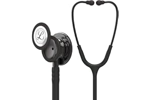 3M Littmann Classic III Monitoring Stethoscope, Smoke-Finish, Black Tube, 27 inch, 5811