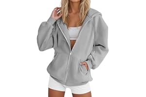YINGUO Hoodies For Women UK Winter Jackets Oversized Hoodie Zip Up Longline Sweatshirts Trendy Casual Loose Long Sleeve Crewneck Pullover Comfy Fall Cloth Fashion Ladies Outfit
