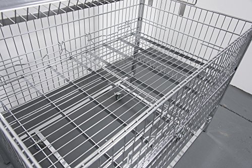 Wühltisch verchromt 120×80 cm | NEUWARE | Wühlkorb Verkaufstisch Aktionskorb Grabbeltisch Schütte Präsentationskorb Verkaufskorb Aktionsware - 8